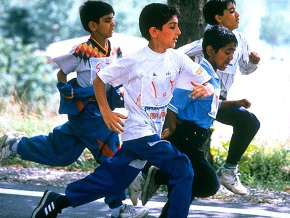 نمایی از فیلم سینمایی «بچه های آسمان»